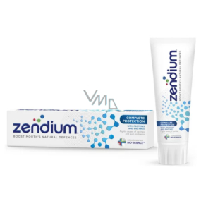 Zendium Complete Protection Zahnpasta für natürlich starke Zähne, gesünderes Zahnfleisch und weniger Plaque 75 ml