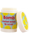 Bomb Cosmetics Zitroneneis - Sherbet Lemon Lippenbalsam mit einem sanften Peeling 9 ml