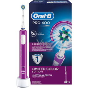 Oral-B Pro 400 CrossAction Lila elektrische Zahnbürste 1 Stück