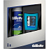 Gillette Series Sensitive Rasiergel 200 ml + Gillette After Shave After Shave Gel für empfindliche Haut 75 ml, Kosmetikset für Männer