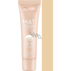 Astor Mattitude Foundation Anti Shine 16h Glanzkontrolle Make-up 200 Nude 30 ml