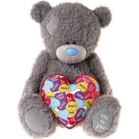 Ich zu dir Teddybär mit einem Herzen 44 cm