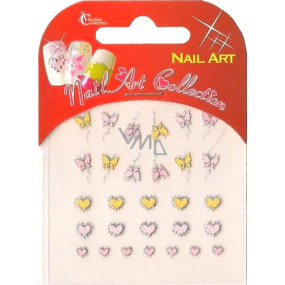 Absolute Cosmetics Nail Art selbstklebende Nagelaufkleber 3DG001S 1 Blatt