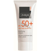 Ziaja Med Protecting SPF 50+ UVA + UVB mattierender Sonnenschutz für fettige Haut und Mischhaut 50 ml