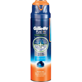 Gillette Fusion ProGlide Sensitive Ocean Breeze 2 in 1 Rasiergel, für Männer 170 ml