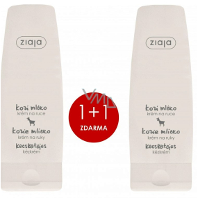 Ziaja Ziegenmilchcreme für Hände und Nägel 80 ml + Creme für Hände und Nägel 80 ml trockene Haut, Duopack