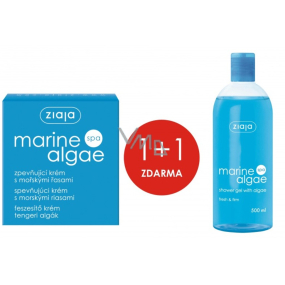 Ziaja Marine Algen Spa Seetang straffende Gesichtscreme 50 ml + Meeresalgen Spa Seetang Duschgel 500 ml, Duopack