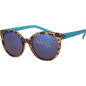 Nae New Age Sonnenbrille Leopard Türkis A40252