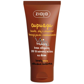 Ziaja Cupuacu bronzing SPF 10 pflegende selbstbräunende Gesichtscreme für einen Tag 50 ml