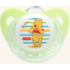 Nuk Trendline Winnie the Pooh kieferorthopädische Silikondecke 0-6 Monate 1 Stück