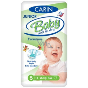 Carin Baby Soft & Dry Junior 5, 11 -25 kg Windelhöschen 16 Stück