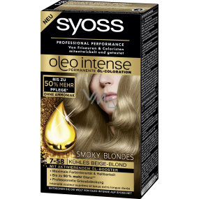 Syoss Oleo Intense Color Haarfarbe ohne Ammoniak 7-58 Aschblond