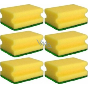 Tinky Sponge für Geschirr in Form von 9 x 6 x 4 cm 6 Stück