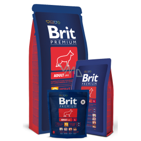 Brit Premium Adult L für erwachsene Hunde großer Rassen 25 - 45 kg - 3 kg Komplettes Premiumfutter