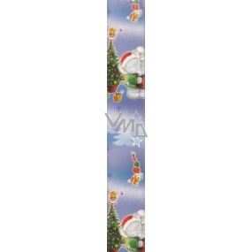 Ditipo Geschenkpapier 70 x 200 cm Weihnachtsblau Elefanten 2013900