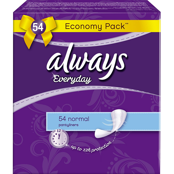 Always Everyday Normal Höschen Intim Einlegesohlen 54 Stück