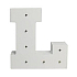 Nekupto Holz LED Buchstabe L Dekoration 16 cm