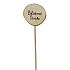 Bohemia Gifts Holzvertiefung für Kräuter mit Aufdruck - Der Durchmesser der Kräutergartenräder beträgt 5 - 8 cm