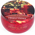 Heart & Home Warm Christmas Sojabohnenölkerze in einer Dose brennt bis zu 30 Stunden 125 g