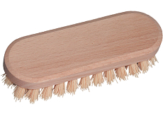 Spokar 4223 Bodenbürste oval, Holzgehäuse, synthetische Fasern