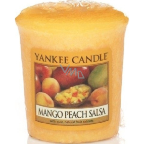 Yankee Candle Mango Pfirsichsalsa - Votivkerze mit Mango- und Pfirsichsalsa-Duft 49 g