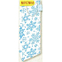 Nekupto Geschenk Papiertüte für Flasche 33 x 10 x 9 cm Weihnachten, weiße, blaue Schneeflocken 1815 02 WLH