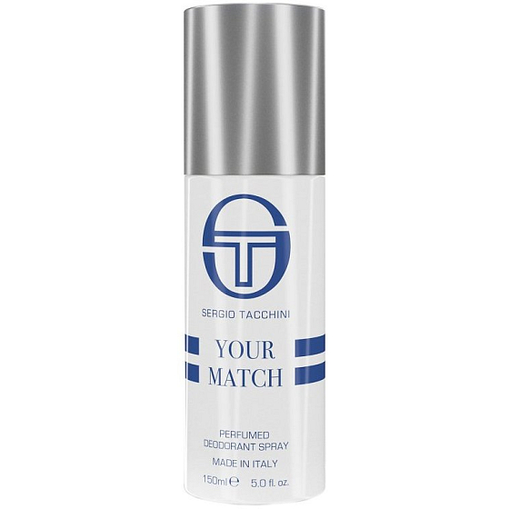 Sergio Tacchini Your Match Deodorant Spray für Männer 150 ml