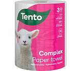 Tento Complex 3in1 3lagige Papierhandtücher, 55 m, 1 Rolle