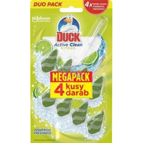 Duck Active Clean Citrus Wandtoilettenreiniger mit Duft 4 x 38,6 g