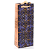 Nekupto Geschenkpapiertüte für eine Luxusflasche 12,5 x 32,5 x 8 cm Goldmuster 2037 LILH