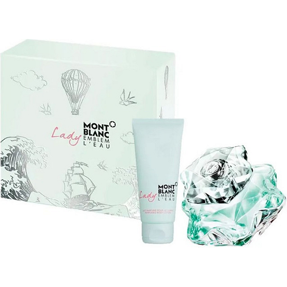 Montblanc Lady Emblem L Eau Eau de Toilette für Frauen 50 ml + Körperlotion 100 ml, Geschenkset für Frauen