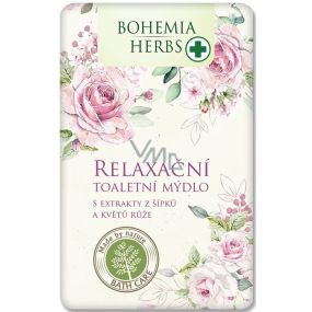 Bohemia Gifts Hagebutte und Rose entspannende Toilettenseife mit Glyzerin 100 g