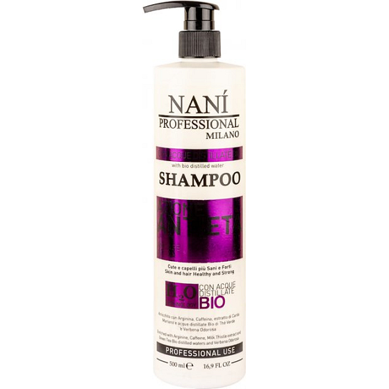 Naní Professional Milano Shampoo für die Wiederherstellung von geschädigtem Haar 500 ml