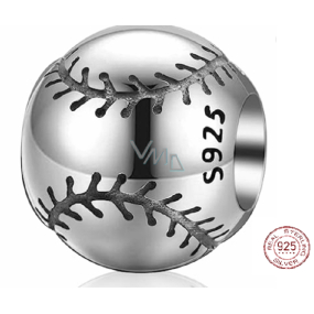 Charme Sterling Silber 925 I Love Baseball Texas Rangers Ball, Perle auf Armband Sport