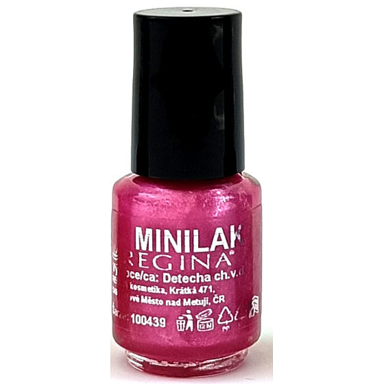 Regina Minilak Nagellack Nr. 114 Glitter Dunkelrosa 5 ml