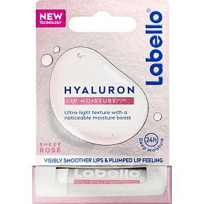 Labello Hyaluron Rosé feuchtigkeitsspendender Lippenbalsam, 5,2 g