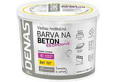 DENAS BETON EKONOMIK Farbe für Beton, 0110 grau, 2,5 kg