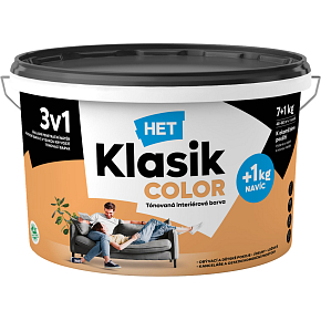 Het Klasik Color Malerfarbe, 0737 orange, 7+1 kg