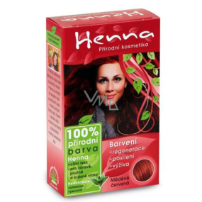 Henna natürliche Haarfarbe Kupferrot 123 Pulver 33 g