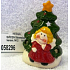 Rolchem Ceramic Christmas Candlestick