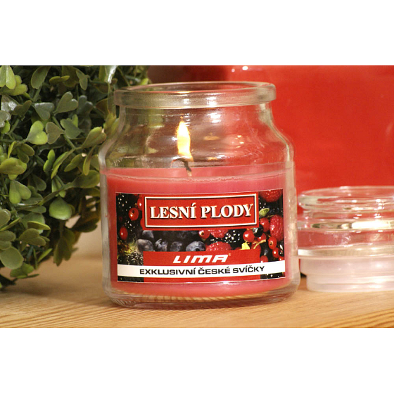 Lima Aroma Dreams Waldfrüchte Duftkerze im Glas mit Deckel 120 g
