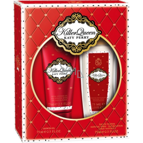 Katy Perry Killer Queen parfümiertes Deodorantglas für Frauen 75 ml + Duschgel 75 ml, Kosmetikset