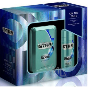 Str8 On The Edge Eau de Toilette 50 ml + Deodorant Spray 150 ml, Geschenkset für Männer