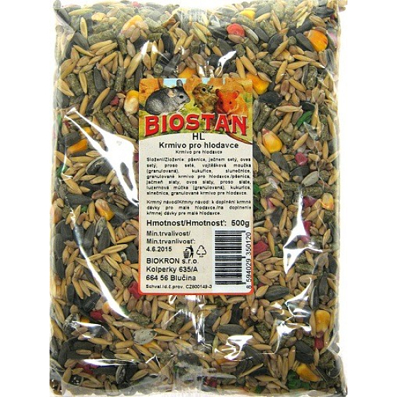 Biostan Futter für Nagetiere 500 g