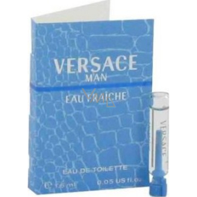 Versace Eau Fraiche Man Eau de Toilette 1,2 ml mit Spray, Fläschchen