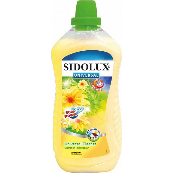 Sidolux Universal Die Magie des Sommerwaschmittels für alle abwaschbaren Oberflächen und Böden 1 l