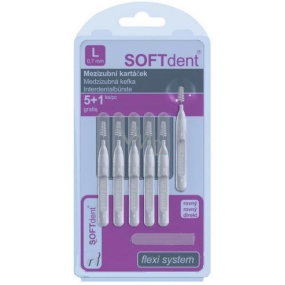 Soft Dent Interdentalbürste gerade L 0,7 mm 6 Stück