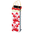 Engel Geschenk Papierflaschentasche 36 x 12 x 9 cm weiß rote Flasche F.