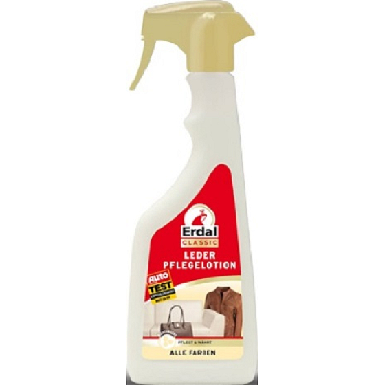 Erdal Classic Leather Lotion Pflegender Balsam für Lederpflege farblos 500 ml Sprühflasche