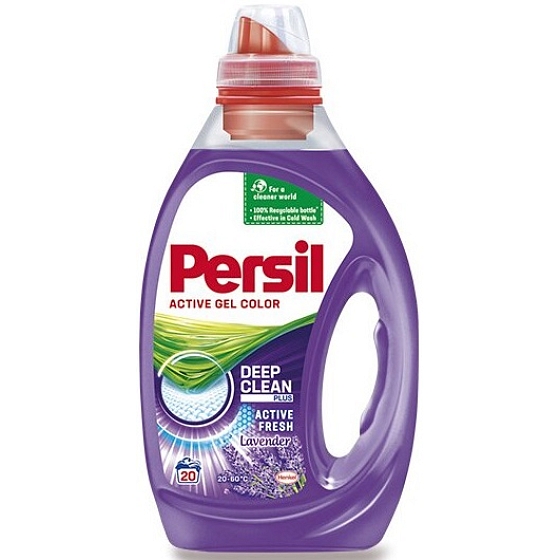 Persil Deep Clean Lavendel Flüssigwaschgel für Buntwäsche 20 Dosen 1 l